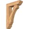 Ekena Millwork Imperial Slat Smooth Bracket w/ Offset Brace, Western Red Cedar, 7 1/2"W x 28"D x 40"H BKT0806X28X40IMP06SWR - alternate 1